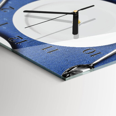 Vertical wall clock Plate