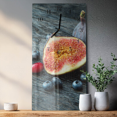Vertical rectangular wall clock Fig