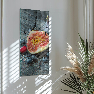 Vertical rectangular wall clock Fig
