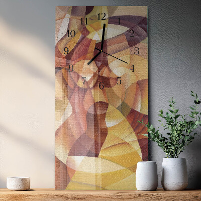 Vertical rectangular wall clock Pattern