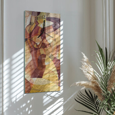 Vertical rectangular wall clock Pattern