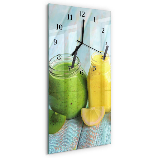 Glass clock vertical Cocktails