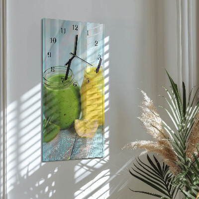 Glass clock vertical Cocktails