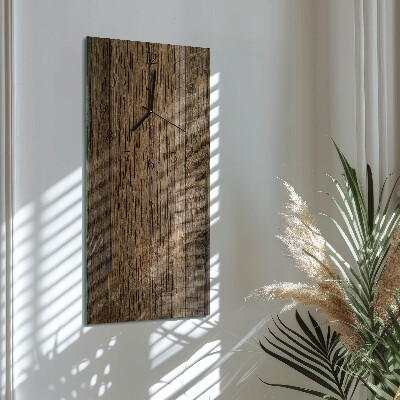 Vertical wall clock Wood