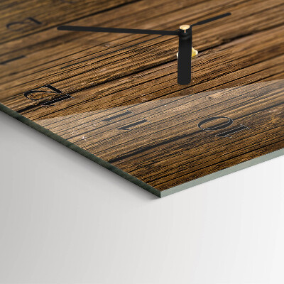 Vertical wall clock Wood