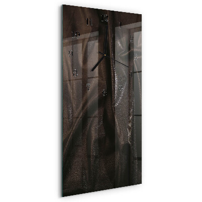 Vertical rectangular wall clock Velvet