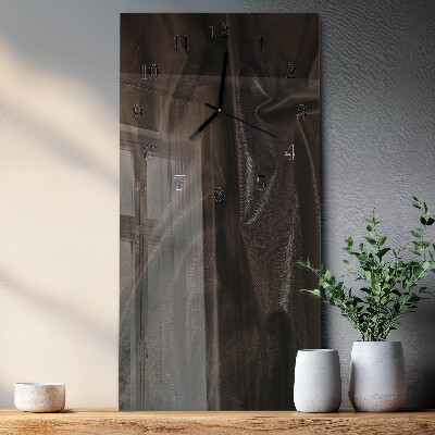 Vertical rectangular wall clock Velvet