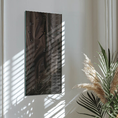 Vertical rectangular wall clock Velvet