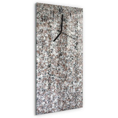 Vertical rectangular wall clock Graphite
