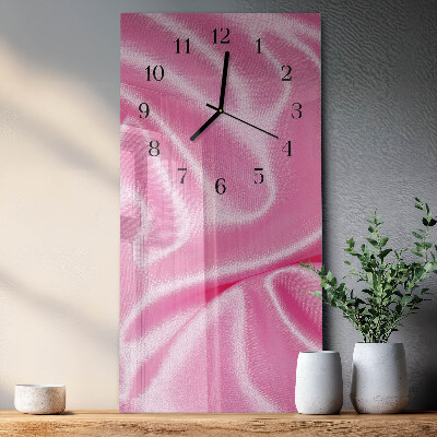 Glass clock vertical Velvet