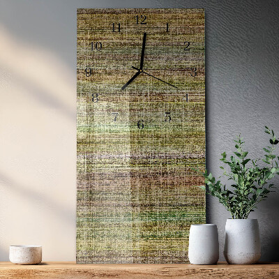 Glass clock vertical Fabric