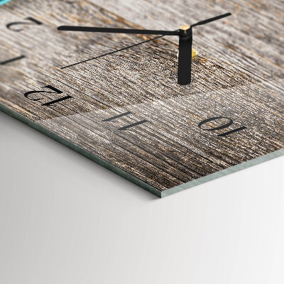 Horizontal wall clock Vegetables