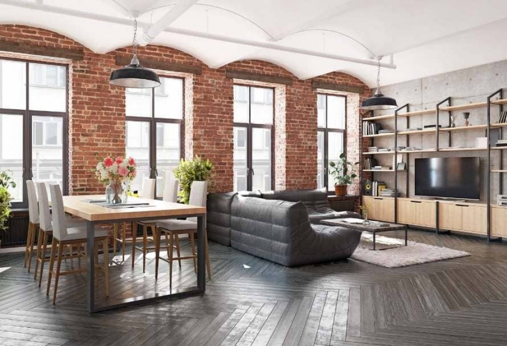 loft-style living room