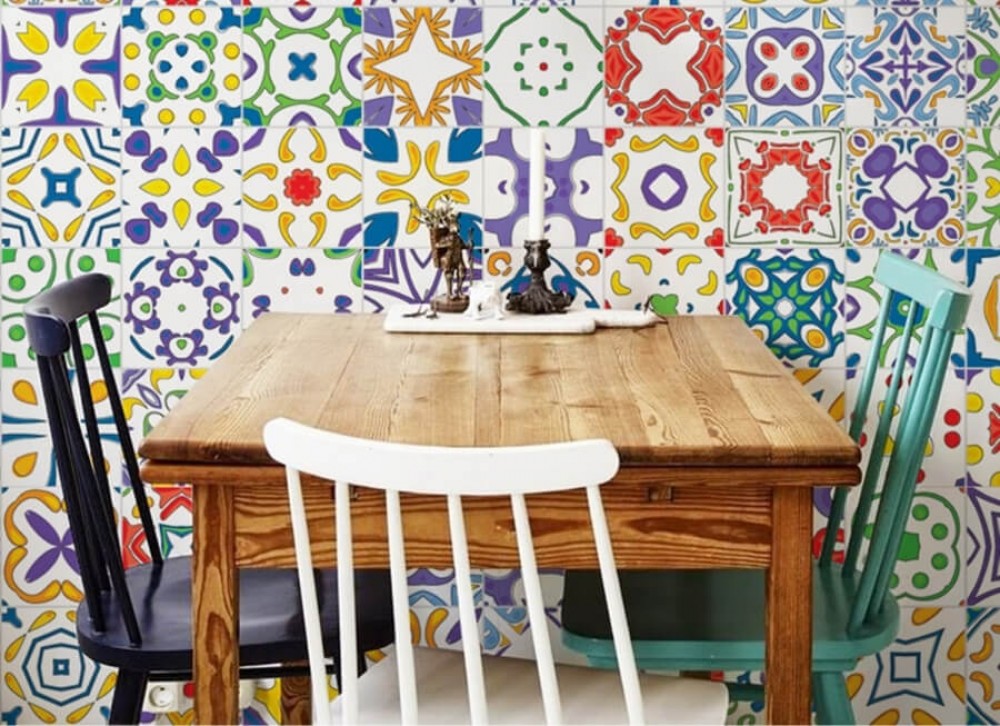 wallpaper designs for the kitchen and dining room
