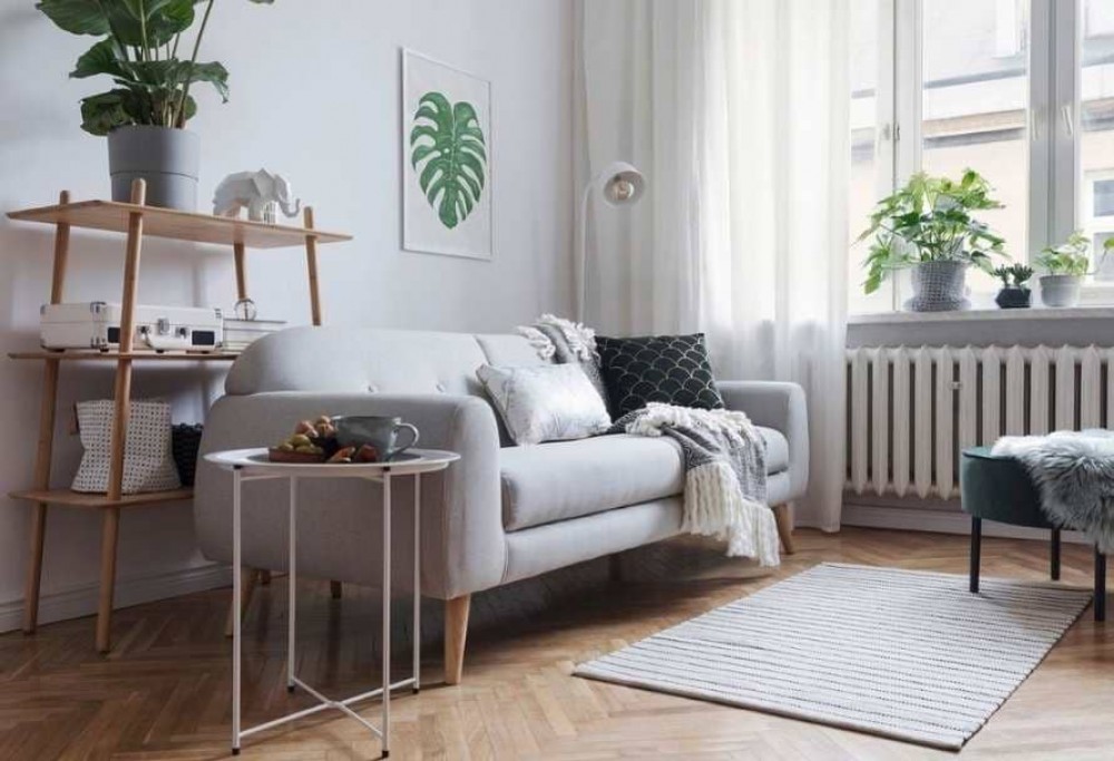 accessories for a Scandinavian-style living room