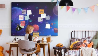 Inspirations for a wall in a child's room to stimulate imagination
